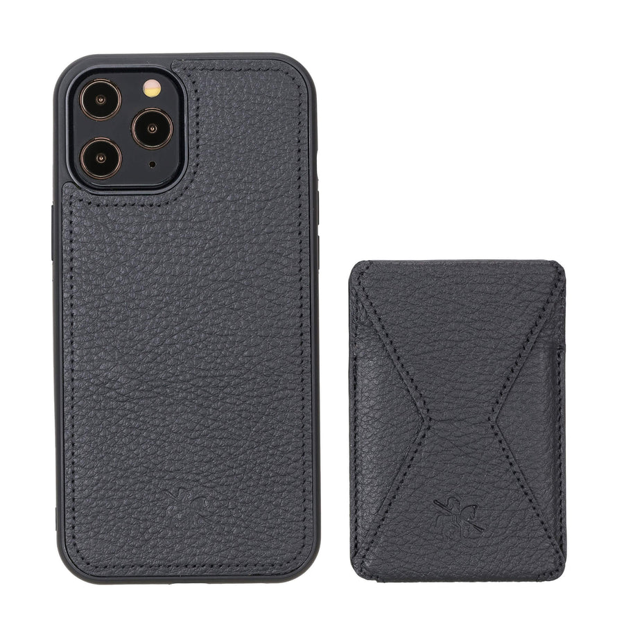 Messa RFID Blocking Leather Case for iPhone 12 Pro Max with a Detachable Wallet