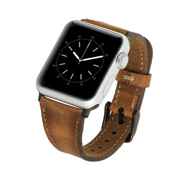 Messina Leather Slim Band Strap for Apple Watch