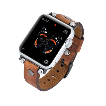 Perugia Leather Slim Band Strap for Apple Watch