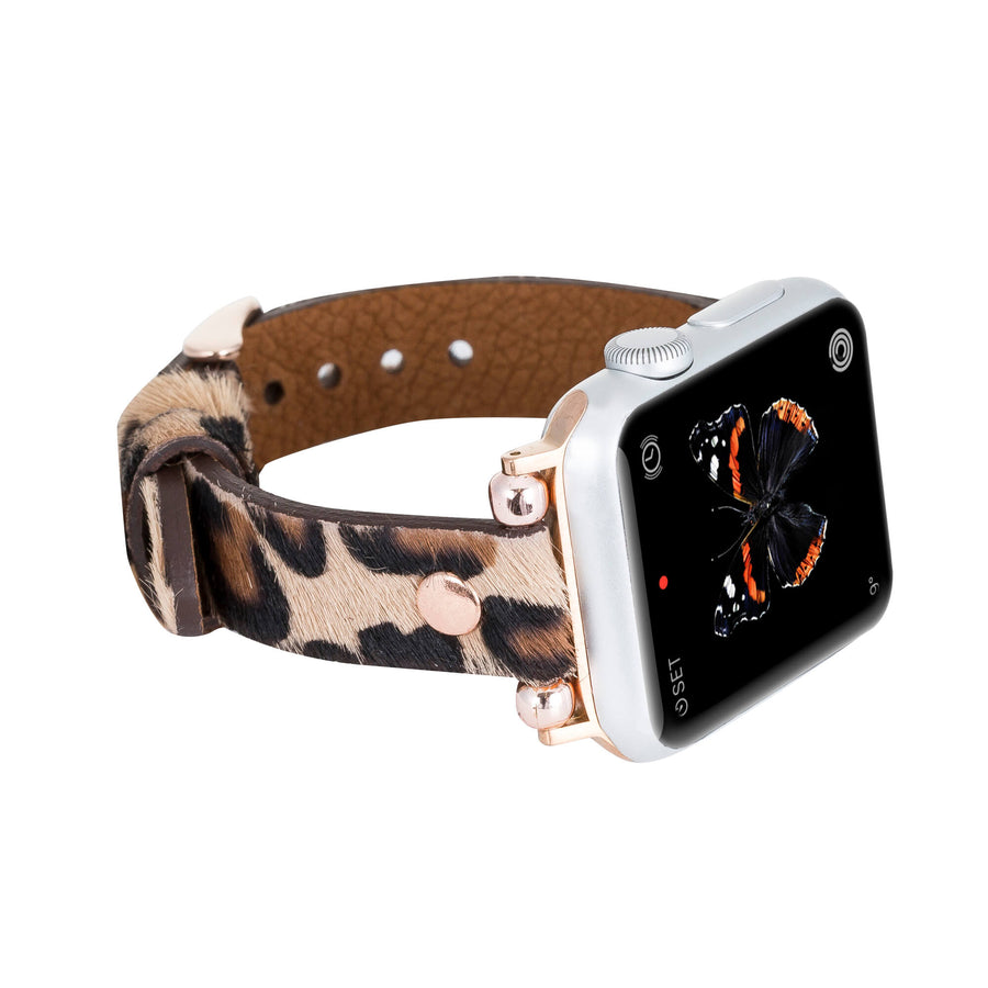 Perugia Leather Slim Band Strap for Apple Watch