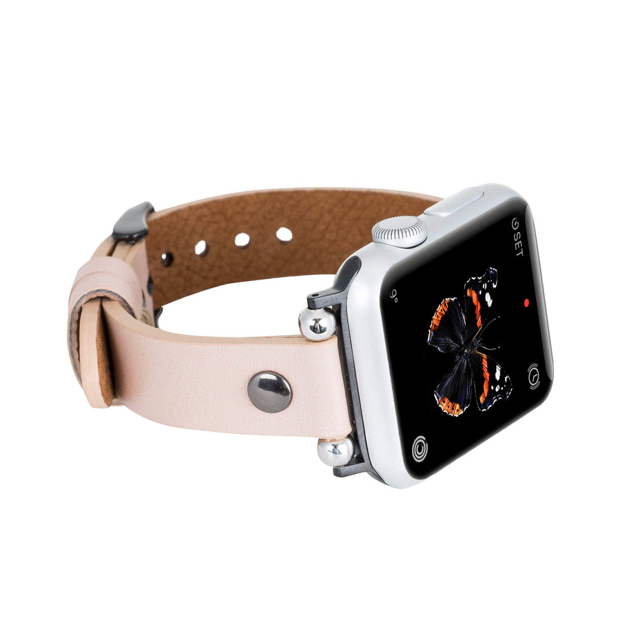 Correa delgada de cuero Perugia para Apple Watch