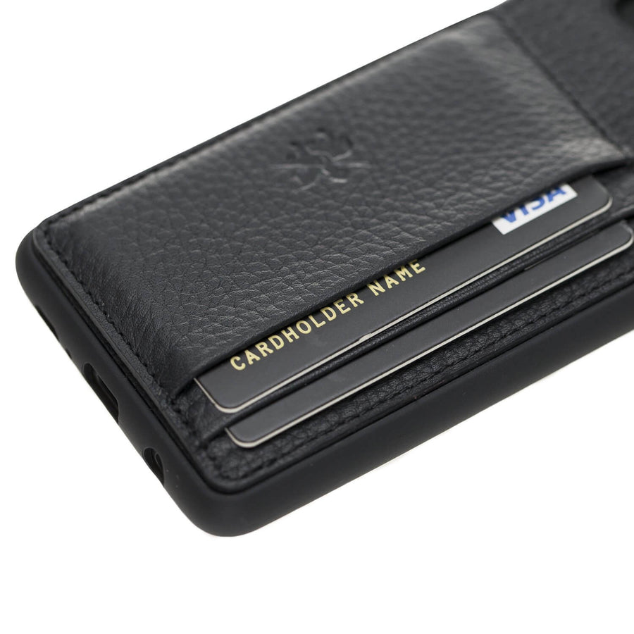 Pisa Snap On Leather Wallet Case with Stand for Samsung Galaxy S10