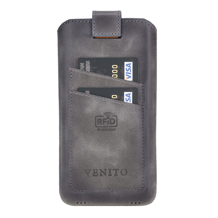 Prato Universal Leather Pouch Case for Smartphones