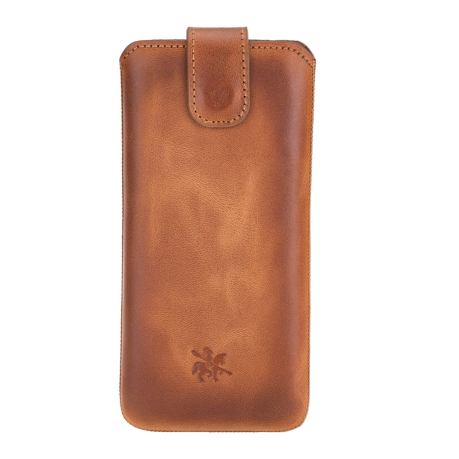 Prato Universal Leather Pouch Case for Smartphones