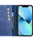 Funda tipo billetera de cuero desmontable con bloqueo RFID Ravenna para iPhone 13 Pro