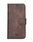 Funda tipo billetera de cuero desmontable con bloqueo RFID Ravenna para iPhone 13 Pro