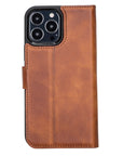 Funda tipo cartera de cuero desmontable con bloqueo RFID Ravenna para iPhone 14 Pro Max