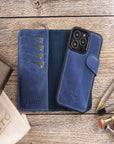 Ravenna RFID Blocking Detachable Leather Wallet Case for iPhone 14 Pro Max