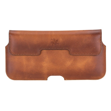 Rome Universal Leather Holster Case with Belt Loop for Smartphones