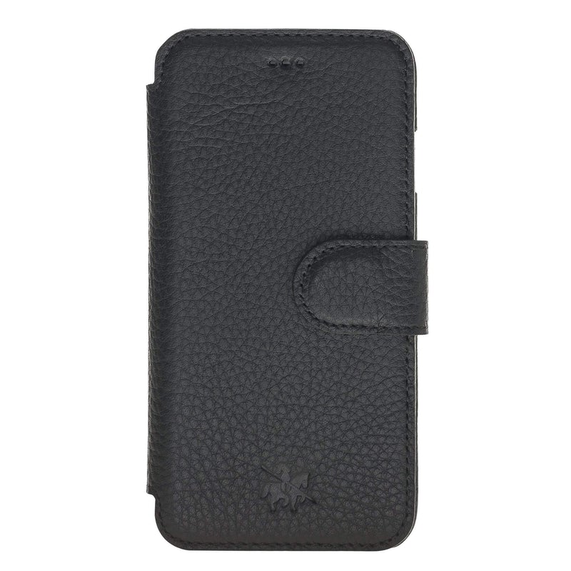Siena Luxury Black Leather iPhone 6 Wallet Case with Card Holder - Venito - 4
