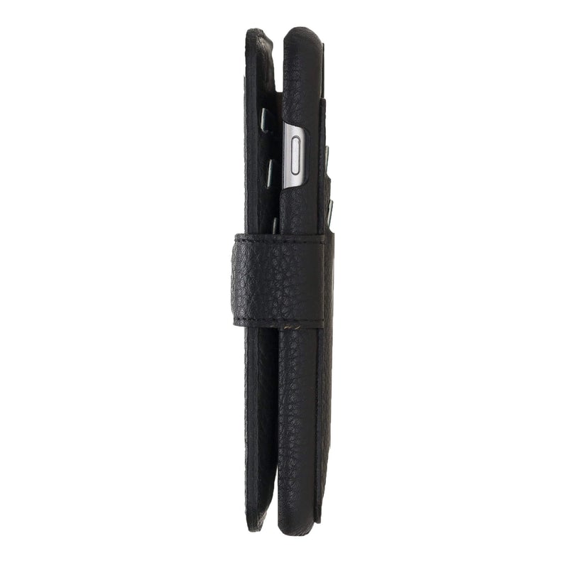 Siena Luxury Black Leather iPhone 6 Wallet Case with Card Holder - Venito - 6