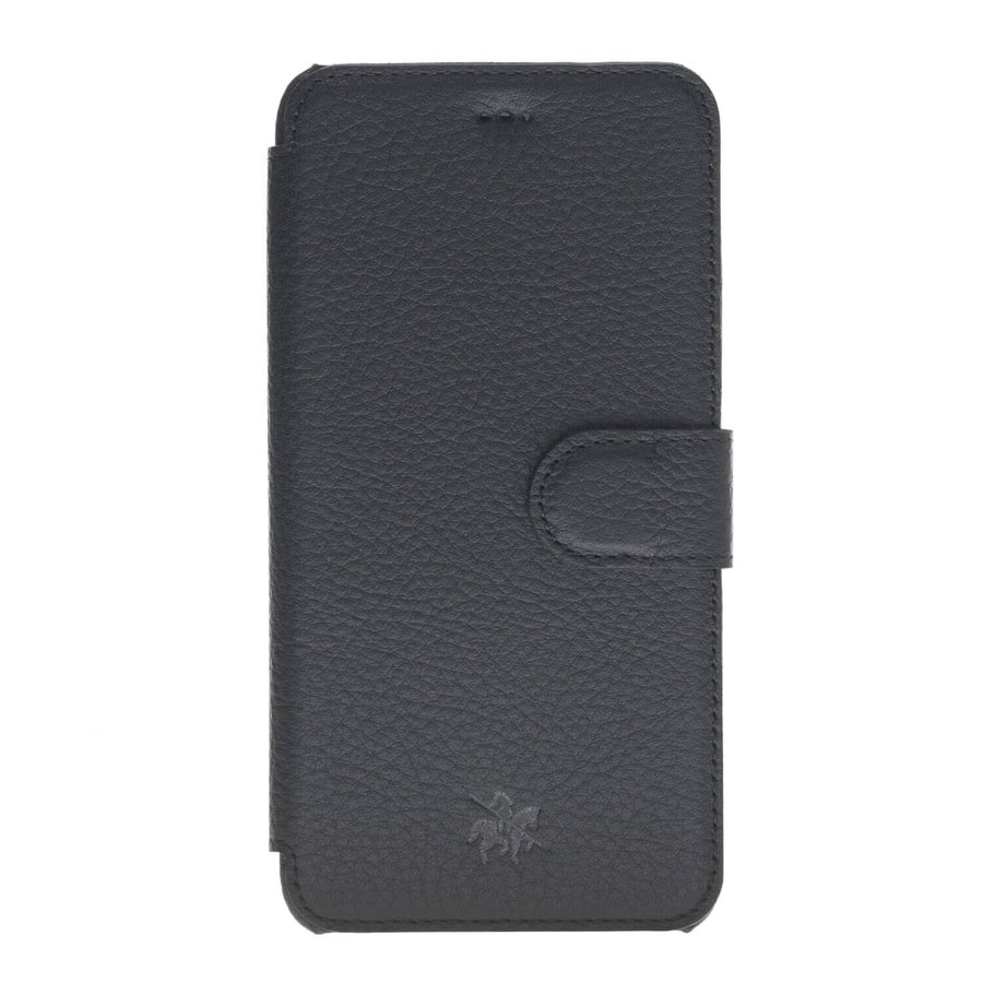 Siena Luxury Black Leather iPhone 7 Plus Wallet Case with Card Holder - Venito - 5