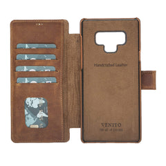 Funda tipo billetera de cuero con bloqueo RFID Siena para Samsung Galaxy Note 9