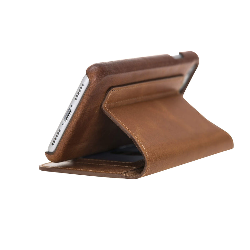 Venice Luxury Brown Leather iPhone 6 Slim Wallet Case with Card Holder - Venito - 2
