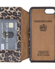 Venice Luxury Leopard Leather iPhone 6S Slim Wallet Case with Card Holder - Venito - 4