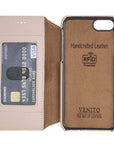 Venice Luxury Pink Leather iPhone 6S Slim Wallet Case with Card Holder - Venito - 4