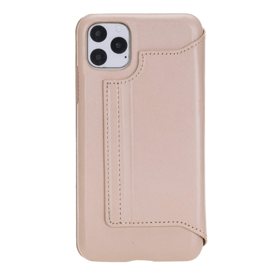 Venice Luxury Pink Leather iPhone 11 Pro Max Slim Wallet Case with Card Holder - Venito - 7