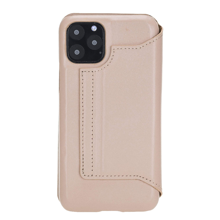 Venice Luxury Pink Leather iPhone 11 Pro Slim Wallet Case with Card Holder - Venito - 7
