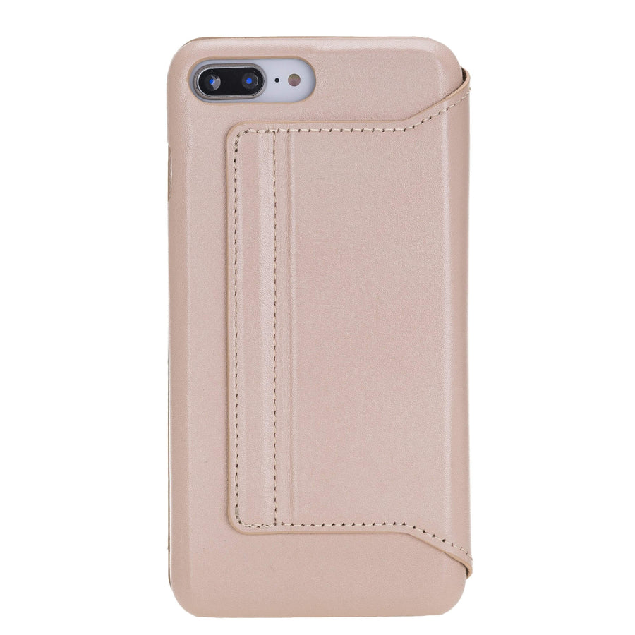Venice Luxury Pink Leather iPhone 8 Plus Slim Wallet Case with Card Holder - Venito - 7