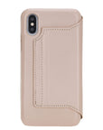 Venice Luxury Pink Leather iPhone X Slim Wallet Case with Card Holder - Venito - 7