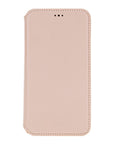 Venice Luxury Pink Leather iPhone XR Slim Wallet Case with Card Holder - Venito - 5