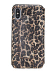 Venice Luxury Leopard Leather iPhone XS Slim Wallet Case with Card Holder - Venito - 7