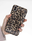 Venice Luxury Leopard Leather iPhone XS Max Slim Wallet Case with Card Holder - Venito - 3