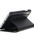 Venice Luxury Black Leather iPhone XS Max Slim Wallet Case with Card Holder - Venito - 2