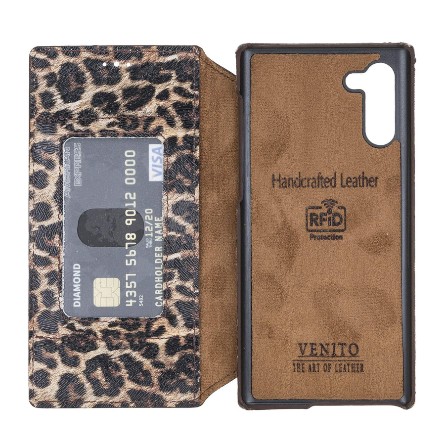 Venice RFID Blocking Leather Wallet Stand Case for Samsung Galaxy Note 10