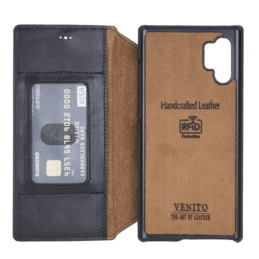 Venice RFID Blocking Leather Wallet Stand Case for Samsung Galaxy Note 10 Plus
