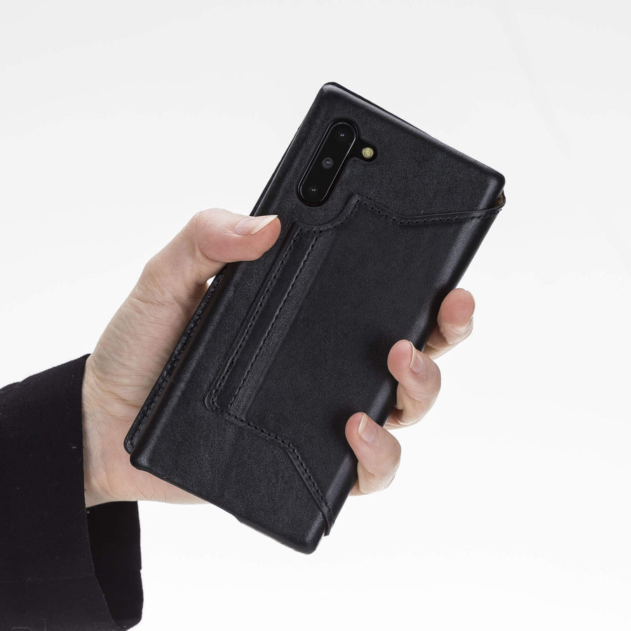 Estuche tipo billetera de cuero con bloqueo RFID Venice para Samsung Galaxy Note 10