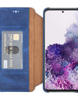 Estuche tipo billetera de cuero con bloqueo RFID Venice para Samsung Galaxy S20 Ultra