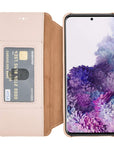 Estuche tipo billetera de cuero con bloqueo RFID Venice para Samsung Galaxy S20 Ultra