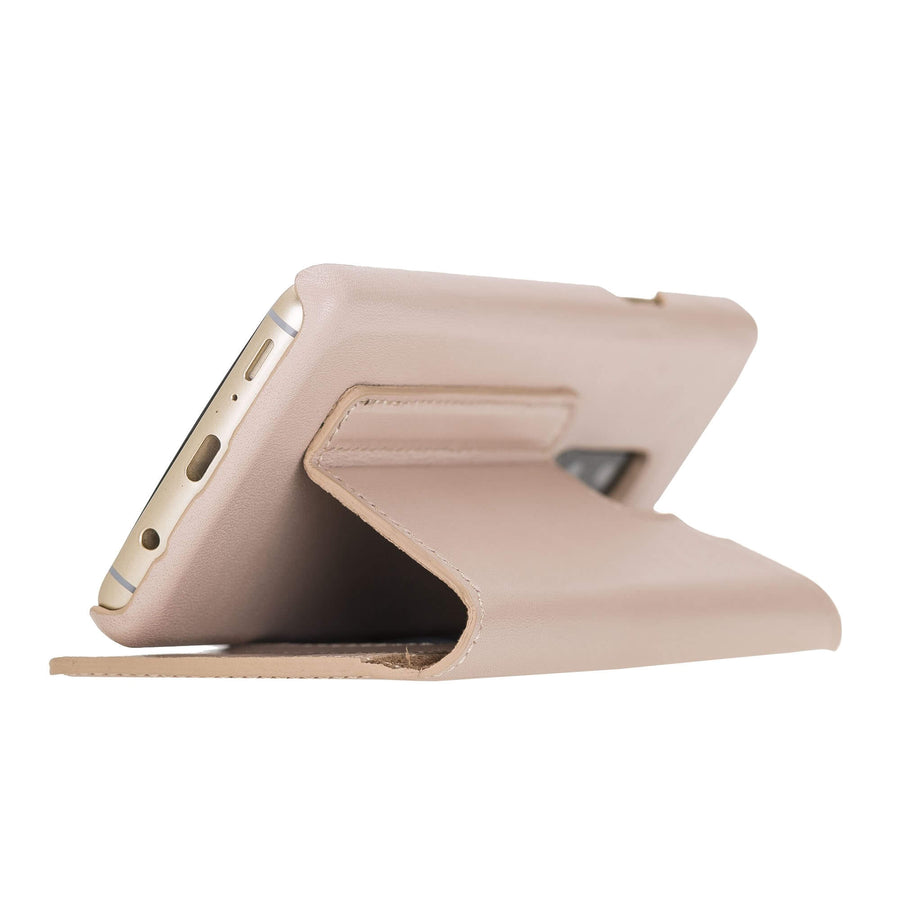 Estuche tipo billetera de cuero con bloqueo RFID Venice para Samsung Galaxy S9 Plus