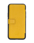 Verona Luxury Yellow Leather iPhone 11 Pro Flip-Back Wallet Case with Card Holder - Venito - 8