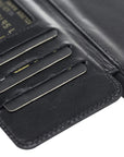 Verona Luxury Black Leather iPhone 11 Flip-Back Wallet Case with Card Holder - Venito - 4