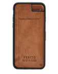 Verona Luxury Brown Leather iPhone 6 Flip-Back Wallet Case with Card Holder - Venito - 5