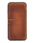 Verona Luxury Brown Leather iPhone 6 Flip-Back Wallet Case with Card Holder - Venito - 8