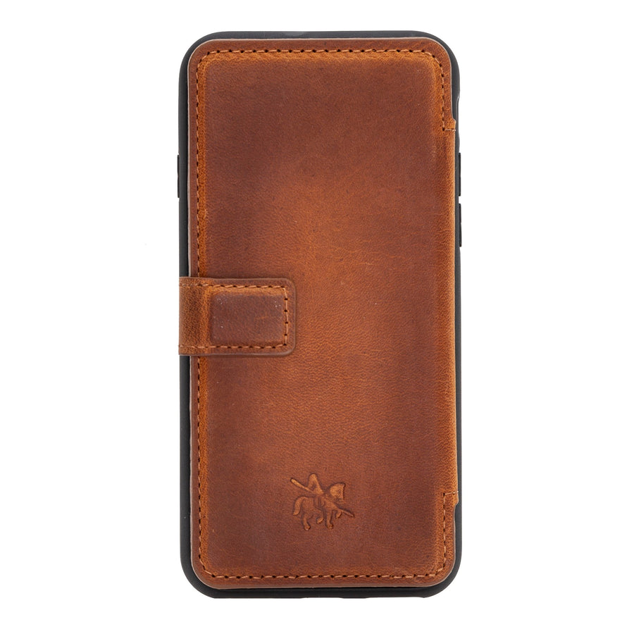 Verona Luxury Brown Leather iPhone 6 Flip-Back Wallet Case with Card Holder - Venito - 8