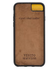 Verona Luxury Yellow Leather iPhone 6 Flip-Back Wallet Case with Card Holder - Venito - 5
