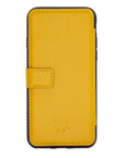 Verona Luxury Yellow Leather iPhone 6 Flip-Back Wallet Case with Card Holder - Venito - 8