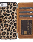 Verona Luxury Leopard Leather iPhone 6S Flip-Back Wallet Case with Card Holder - Venito - 1