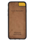 Verona Luxury Yellow Leather iPhone 6S Flip-Back Wallet Case with Card Holder - Venito - 4