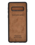 Verona Funda tipo billetera delgada de cuero con bloqueo RFID para Samsung Galaxy S10 Plus