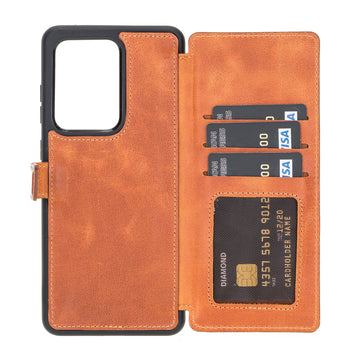 Verona RFID Blocking Leather Slim Wallet Case for Samsung Galaxy S20 Ultra