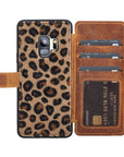 Verona Funda tipo billetera delgada de cuero con bloqueo RFID para Samsung Galaxy S9