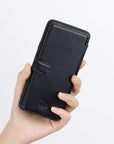 Verona - Funda tipo cartera delgada de piel con bloqueo RFID para Samsung Galaxy S9 Plus